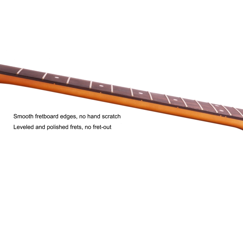1970 Big Headstock Stratocaster Rosewood Fretboard Maple Neck 12" Radius 10 mm Holes 22 Frets Satin Finish
