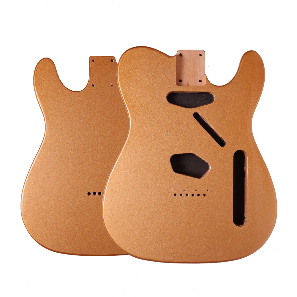American Alder Electric Guitar Body Telecaster SS Shoreline Gold Color