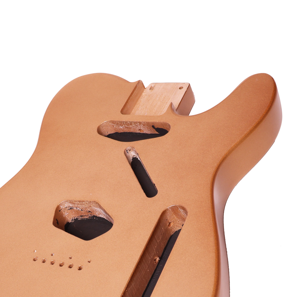 American Alder Electric Guitar Body Telecaster SS Shoreline Gold Color