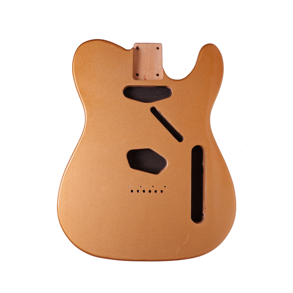 American Alder Electric Guitar Body Telecaster SS Shoreline Gold Color