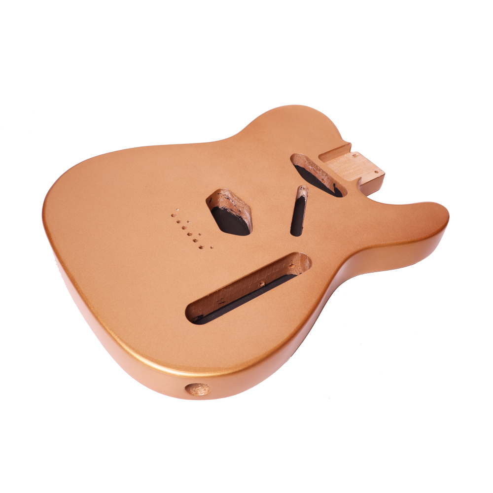 American Alder Electric Guitar Body Telecaster SS Shoreline Gold Color