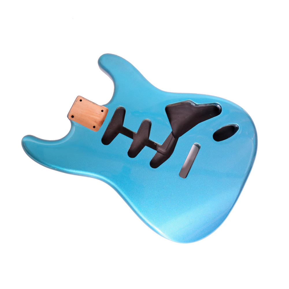 American Alder Electric Guitar Body Stratocaster SSS Lake Placid Blue Color