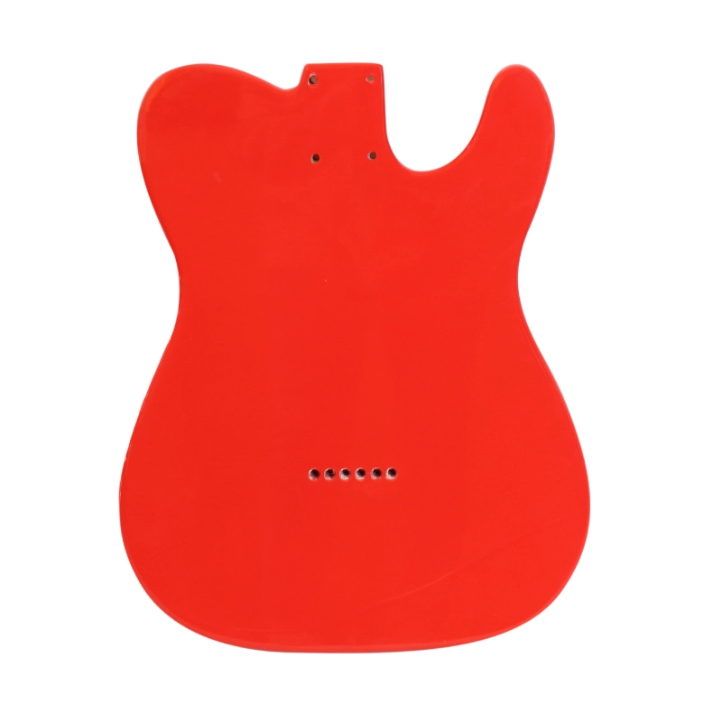 Left-handed American Alder Electric Guitar Body Telecaster SS Festa Red Color