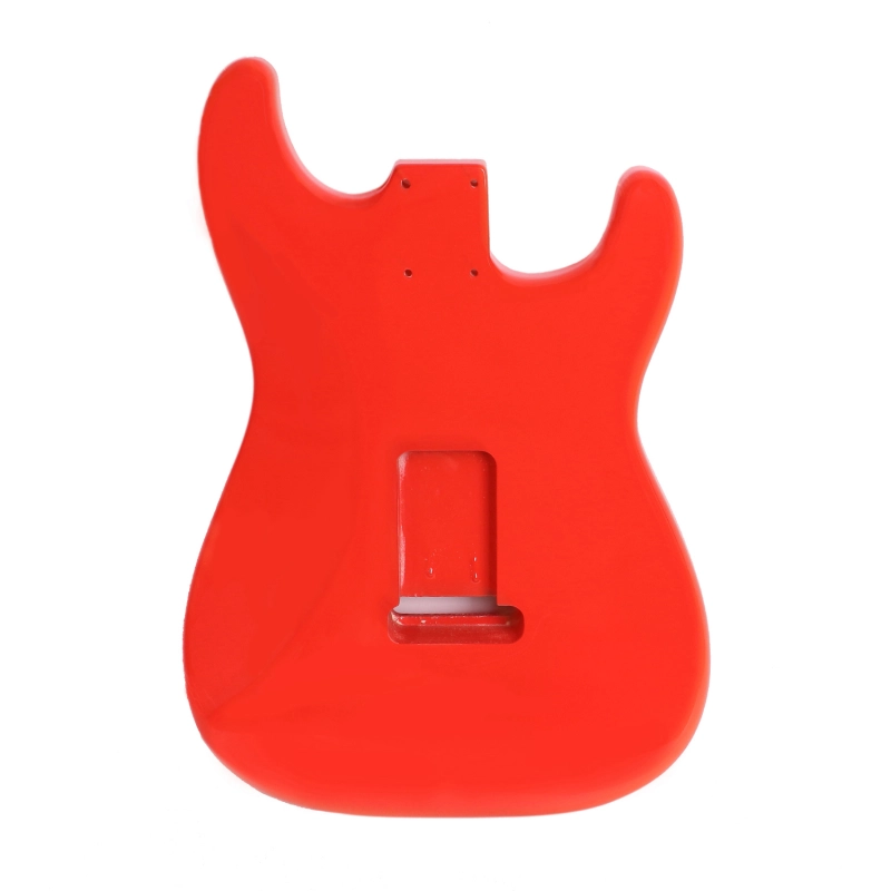 Left-handed American Alder Electric Guitar Body Stratocaster SSS Festa Red Color