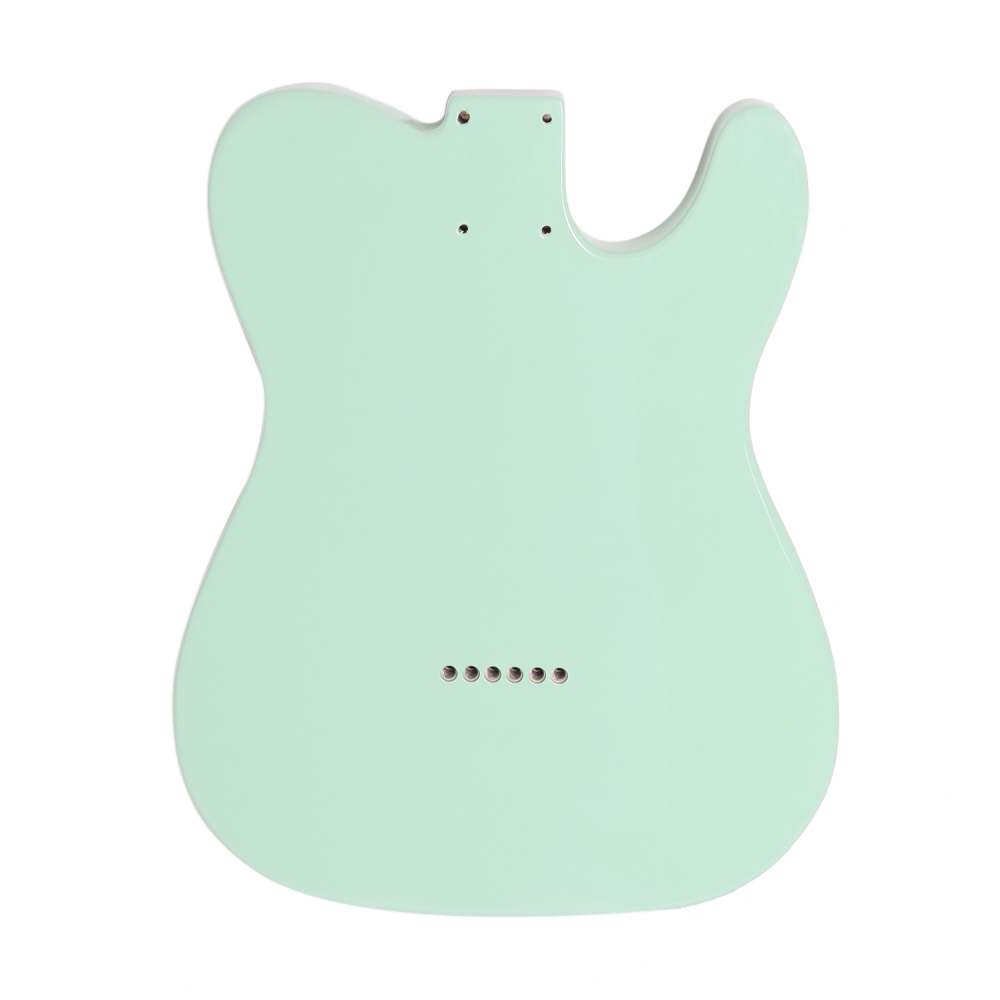 Left-handed American Alder Electric Guitar Body Telecaster SS Surf Green Color