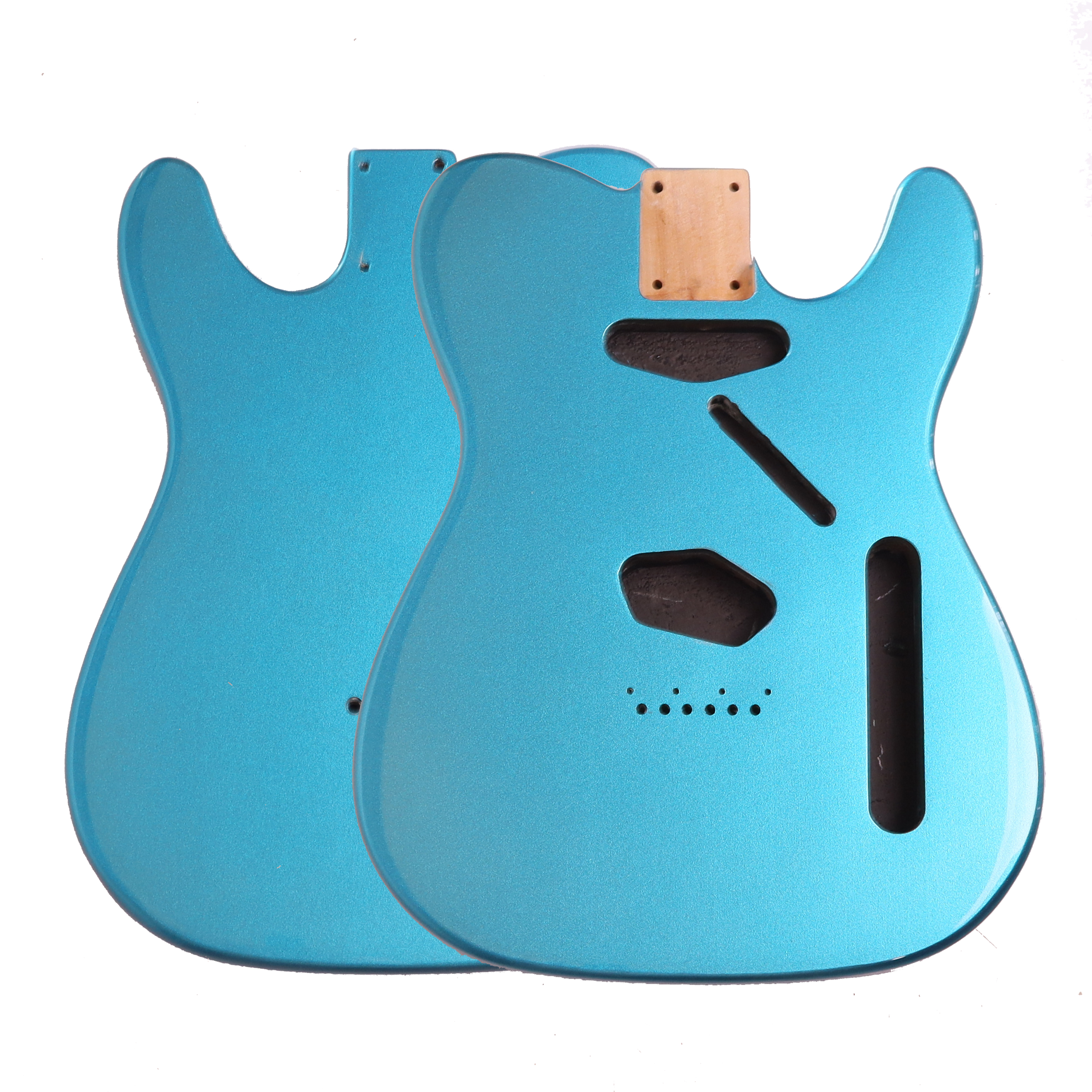 Roasted Poplar Electric Guitar Body Telecaster SS Lake Placid Blue