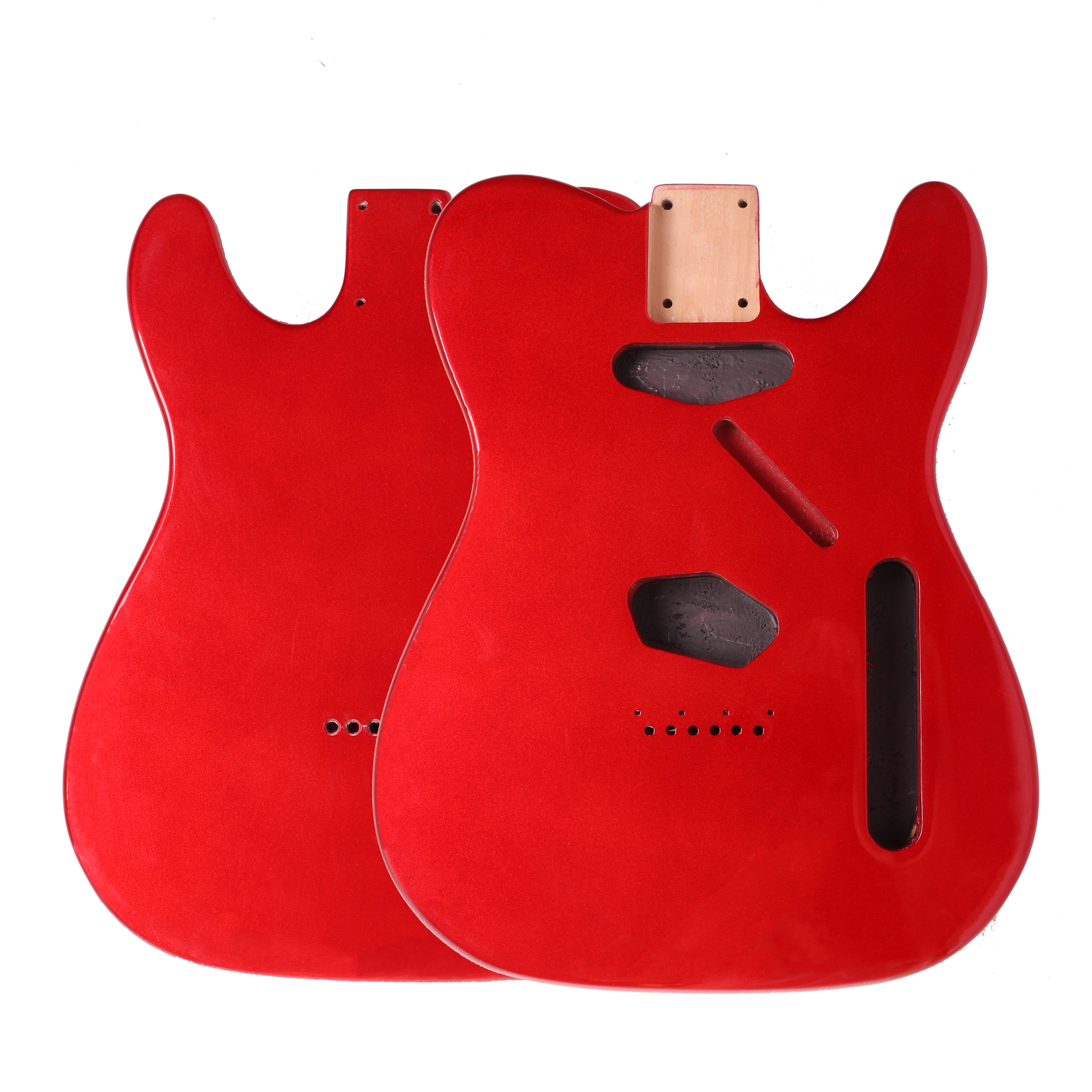 Roasted Poplar Electric Guitar Body Telecaster SS Candy Apple Red Color