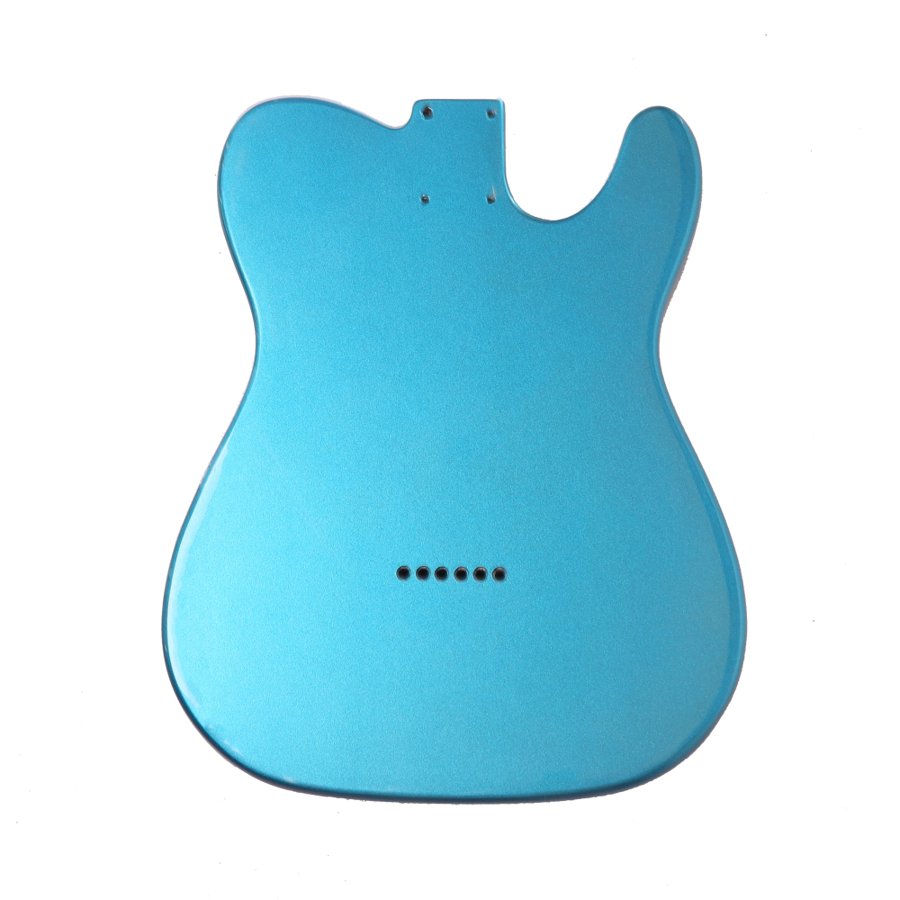 Left-handed American Alder Electric Guitar Body Telecaster SS Lake Placid Blue Color