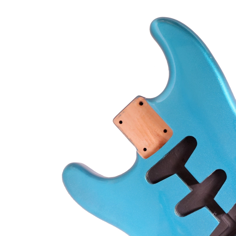Left-handed American Alder Electric Guitar Body Stratocaster SSS Lake Placid Blue Color