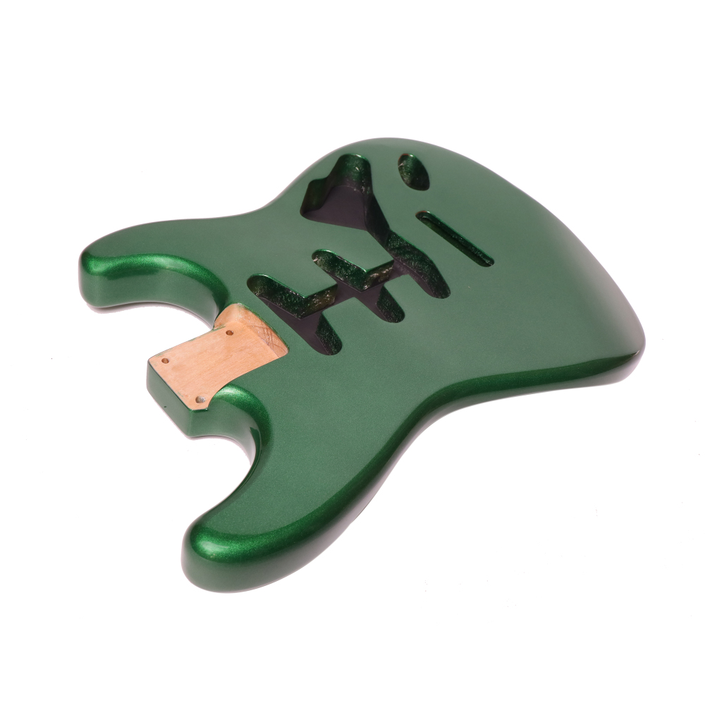 American Alder Electric Guitar Body Stratocaster SSS Sherwood Green Color