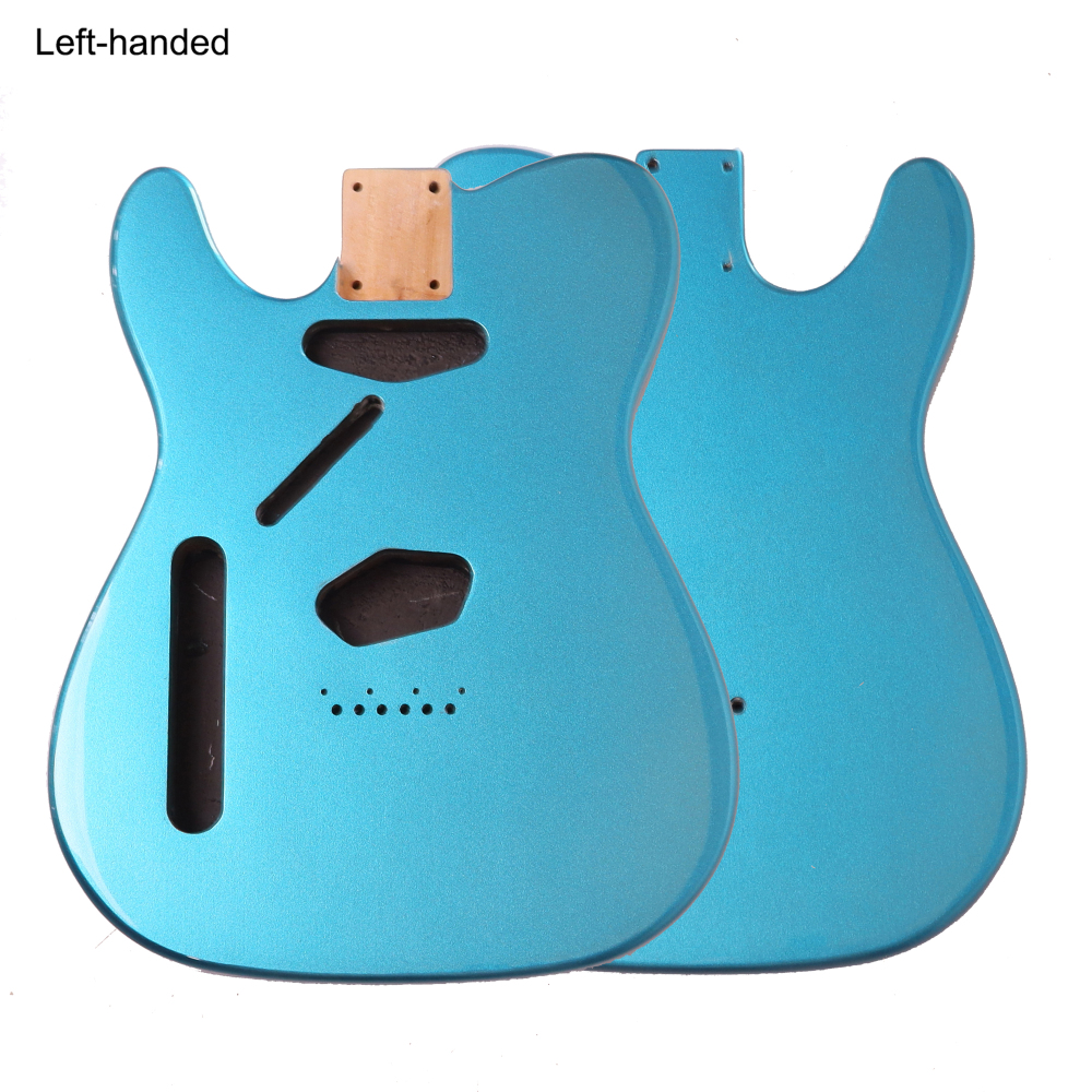 Left-handed American Alder Electric Guitar Body Telecaster SS Lake Placid Blue Color