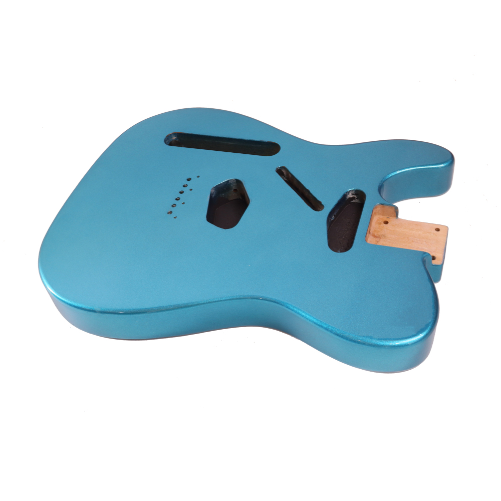 Left-handed American Alder Electric Guitar Body Telecaster SS Lake Placid Blue Color
