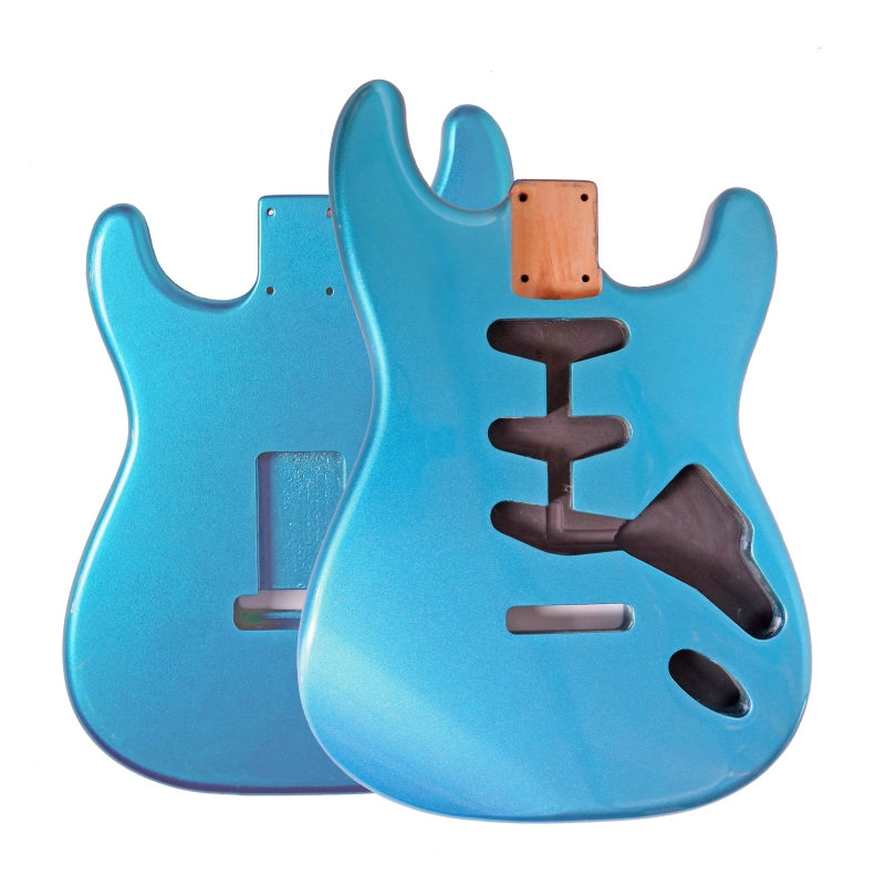 American Alder Electric Guitar Body Stratocaster SSS Lake Placid Blue Color