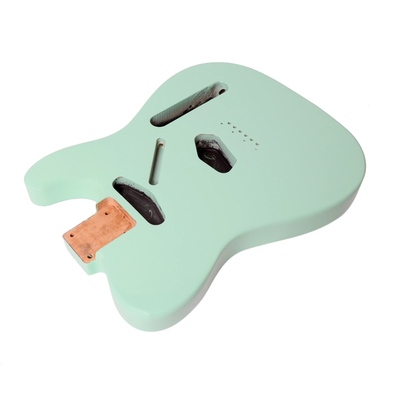 American Alder Electric Guitar Body Telecaster SS Surf Green Color