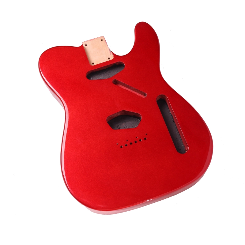 Roasted Poplar Electric Guitar Body Telecaster SS Candy Apple Red Color