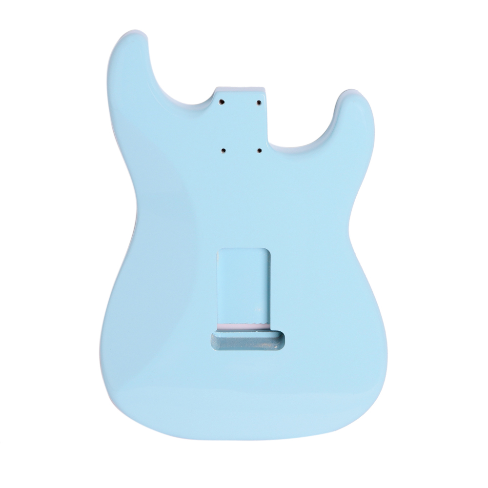Left-handed American Alder Electric Guitar Body Stratocaster SSS Sonic Blue Color