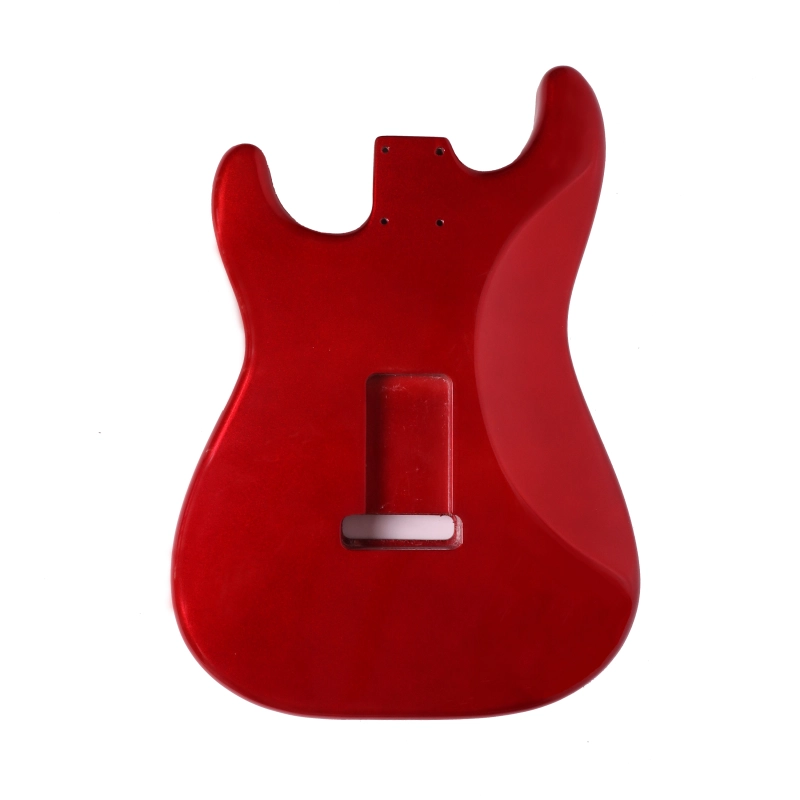 American Alder Electric Guitar Body Stratocaster SSS Candy Apple Red Color