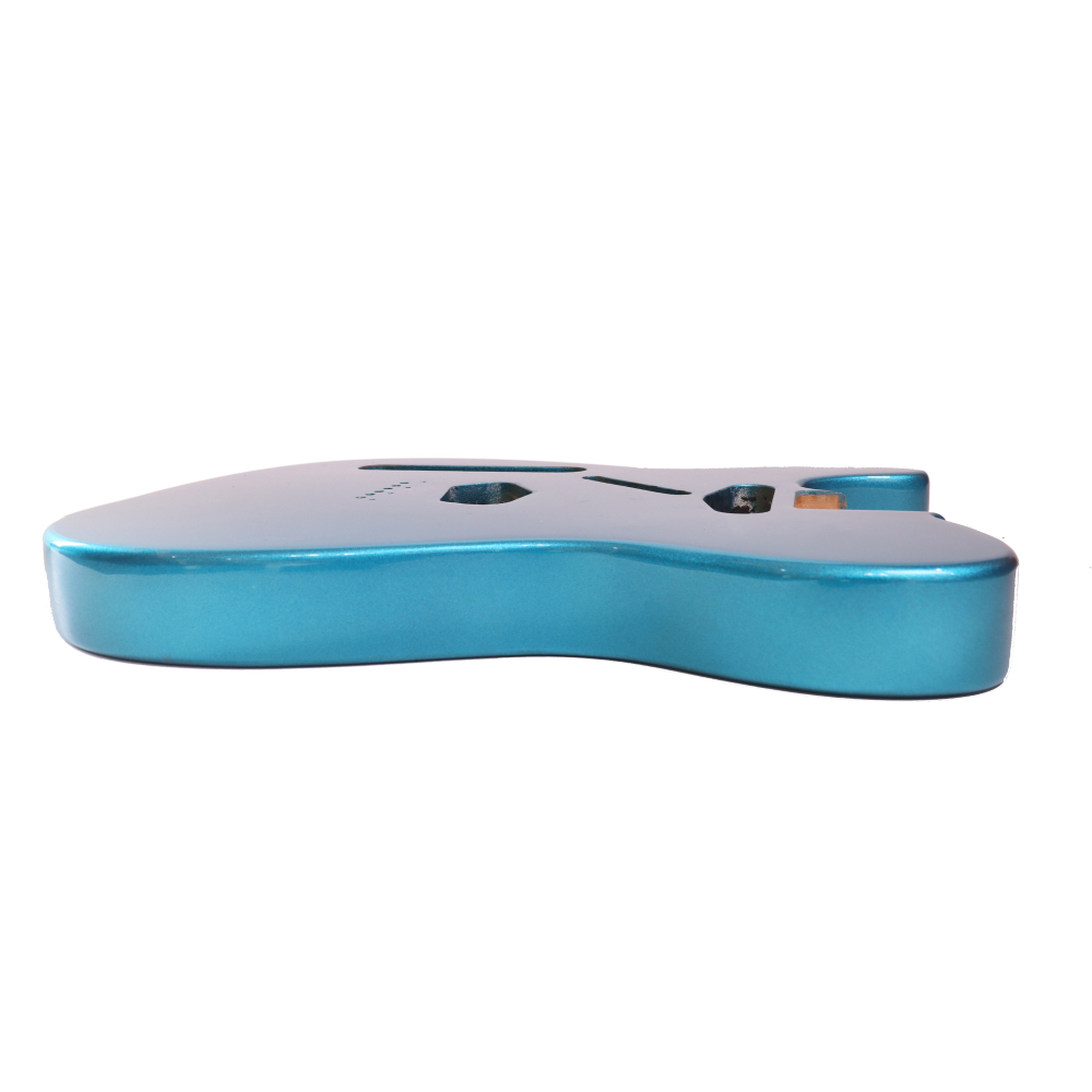 Left-handed American Alder Electric Guitar Body Telecaster SS Lake Placid Blue Color