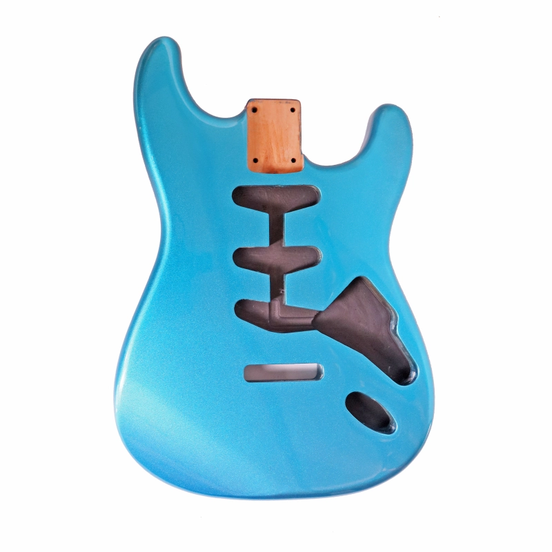 American Alder Electric Guitar Body Stratocaster SSS Lake Placid Blue Color