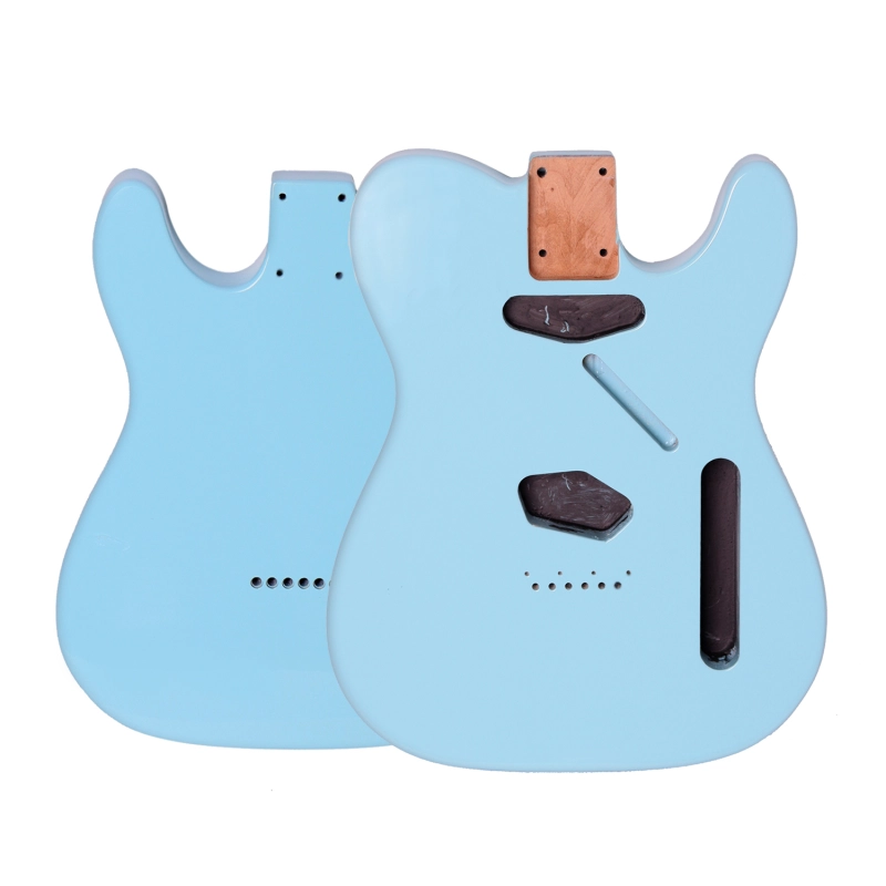 American Alder Electric Guitar Body Stratocaster SS Sonic Blue Color