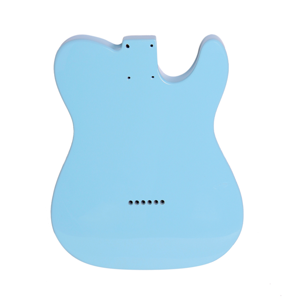 Left-handed American Alder Electric Guitar Body Telecaster SS Sonic Blue Color