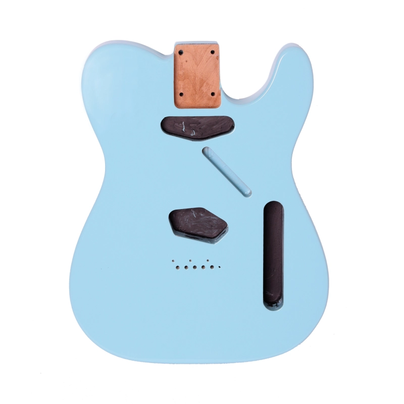 American Alder Electric Guitar Body Stratocaster SS Sonic Blue Color