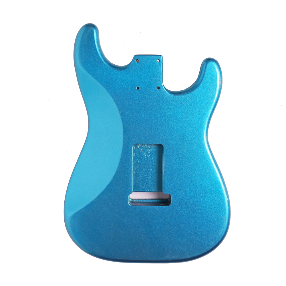 Left-handed American Alder Electric Guitar Body Stratocaster SSS Lake Placid Blue Color