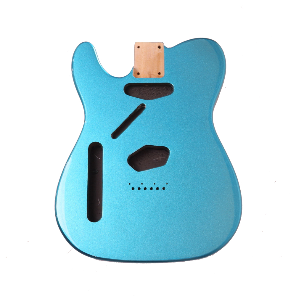 Left-handed American Alder Electric Guitar Body Telecaster SS Lake Placid Blue Color
