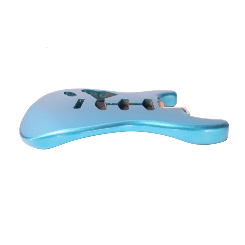 Left-handed American Alder Electric Guitar Body Stratocaster SSS Lake Placid Blue Color