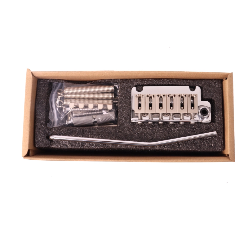 electric guitar Tremolo bridge with full steel block base 2-point type 54mm black alloy