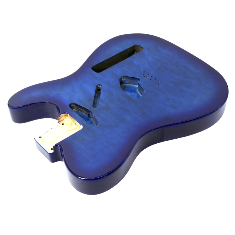 Special Wood Veneer Electric Guitar Body Telecaster SS Ash Wood Blue