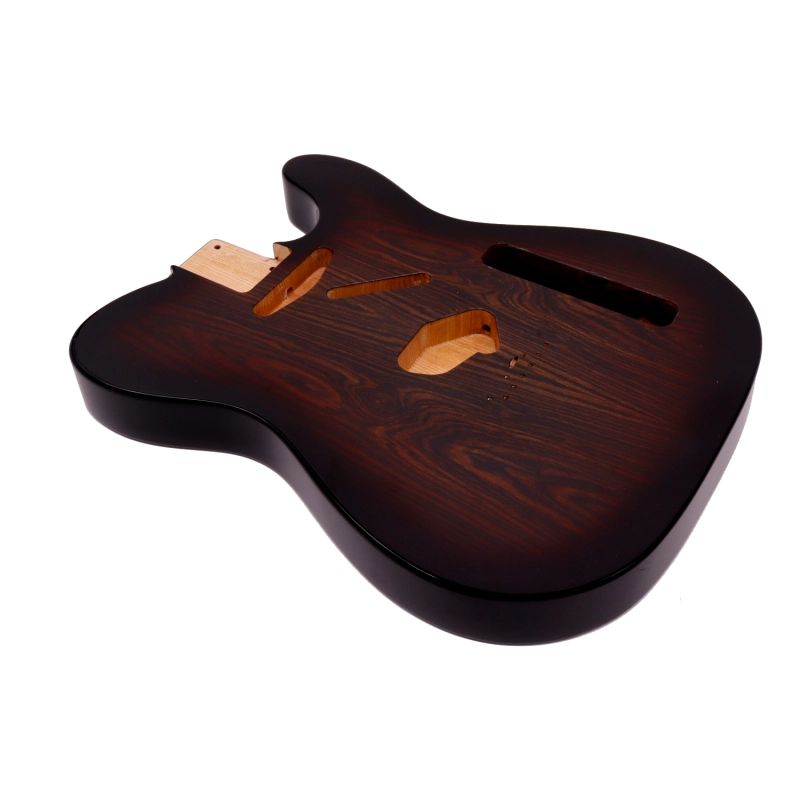 Special Wood Veneer Electric Guitar Body Telecaster SS Ash Wood Sunburst