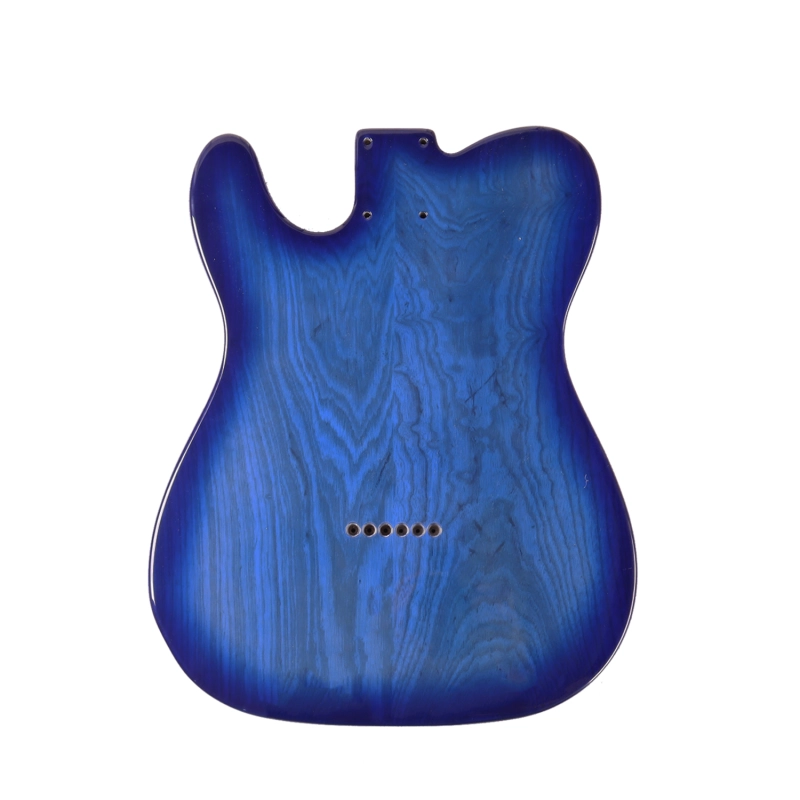 Special Wood Veneer Electric Guitar Body Telecaster SS Ash Wood Blue