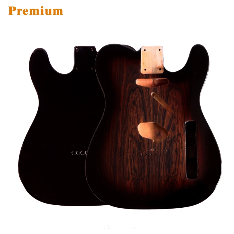 Ash Special Wood Veneer Electric Guitar Body Telecaster SS Black solid color