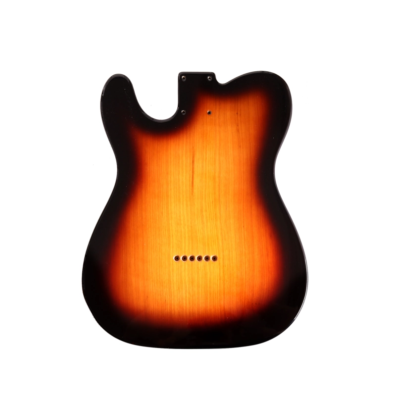 Special Wood Veneer Electric Guitar Body Telecaster SS Ash Wood Brown