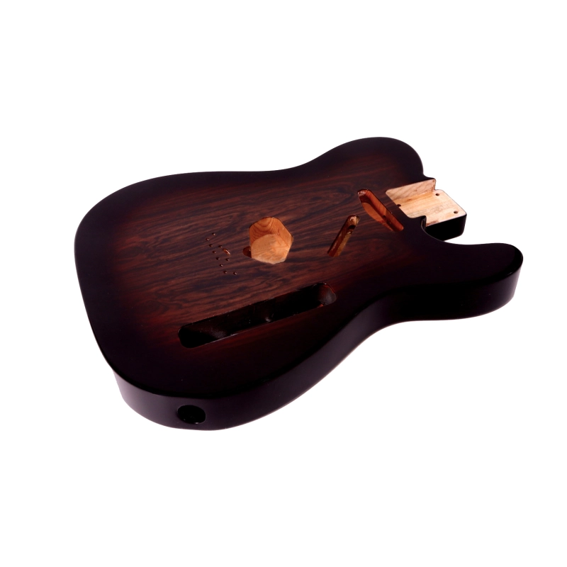 Ash Special Wood Veneer Electric Guitar Body Telecaster SS Black solid color