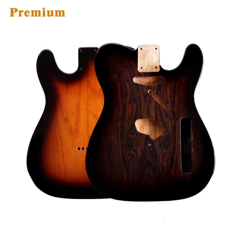 Special Wood Veneer Electric Guitar Body Telecaster SS Ash Wood Brown