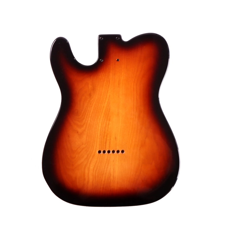 Special Wood Veneer Electric Guitar Body Telecaster SS Ash Wood Sunburst