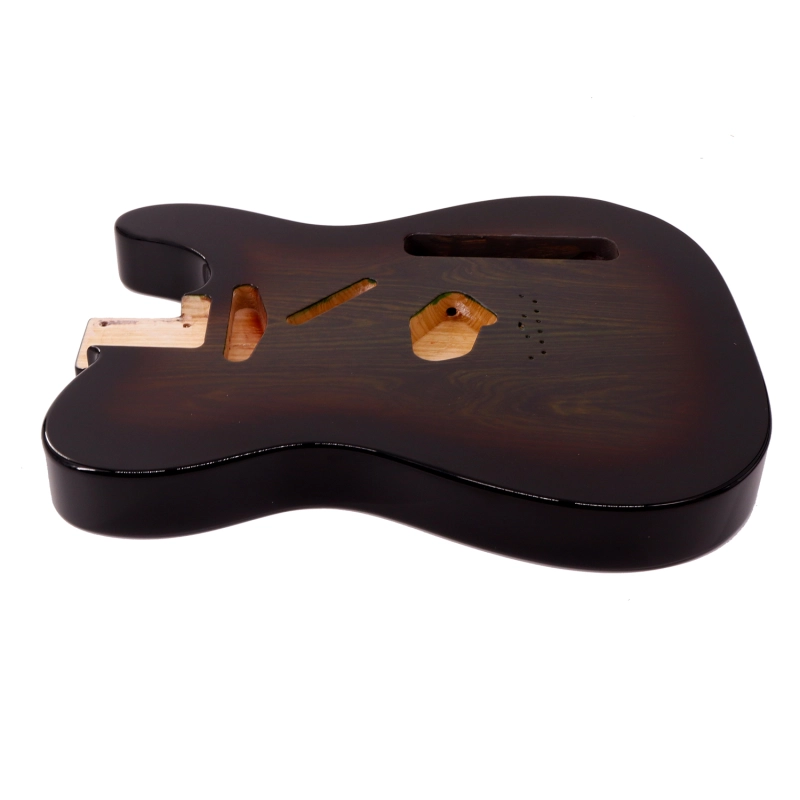 Special Wood Veneer Electric Guitar Body Telecaster SS Ash Wood Brown