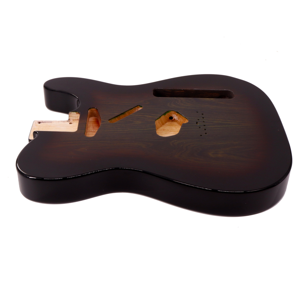 Special Wood Veneer Electric Guitar Body Telecaster SS Ash Wood Brown
