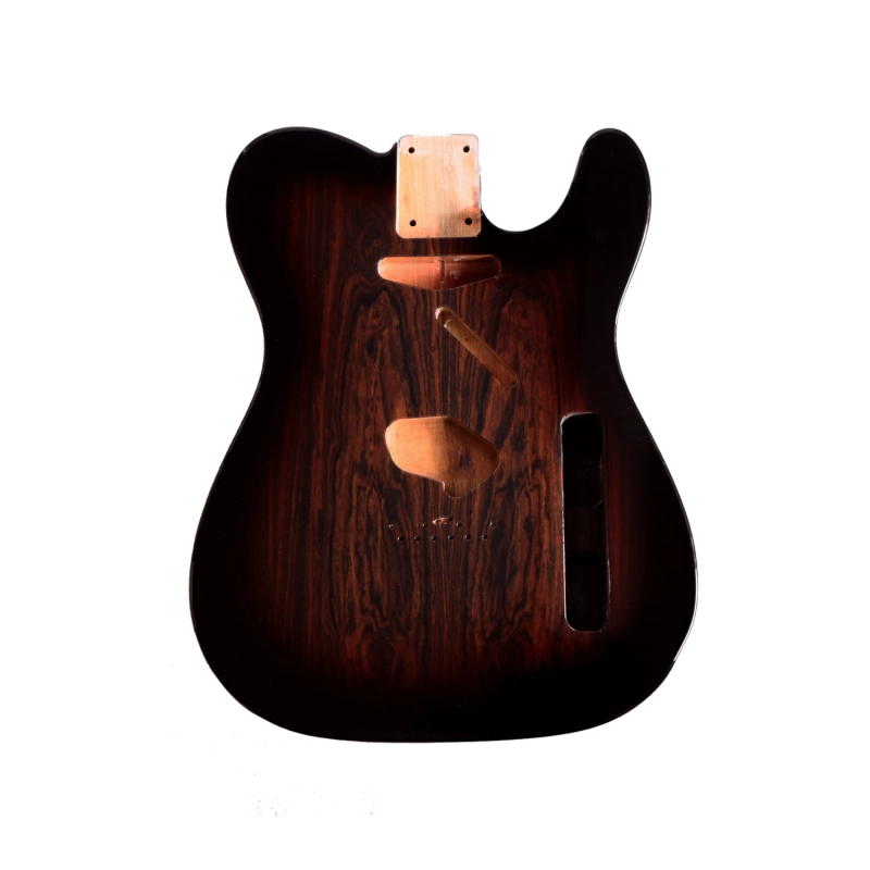 Ash Special Wood Veneer Electric Guitar Body Telecaster SS Black solid color