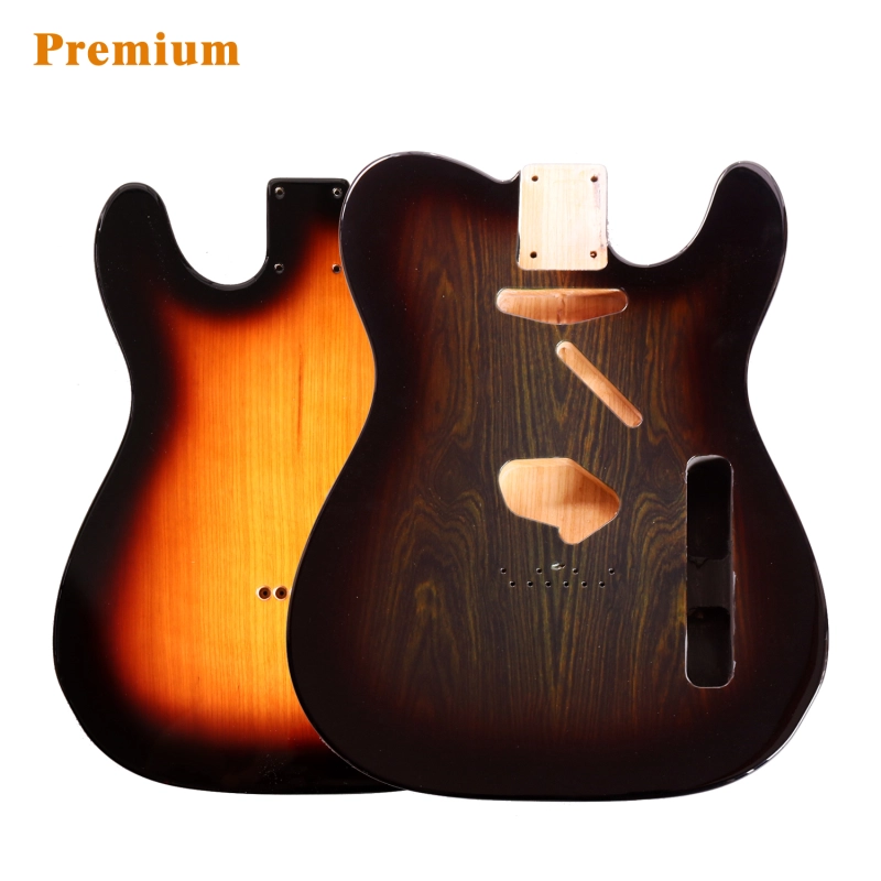 Special Wood Veneer Electric Guitar Body Telecaster SS Ash Wood Brown