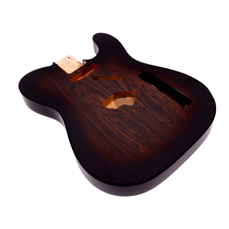 Ash Special Wood Veneer Electric Guitar Body Telecaster SS Black solid color