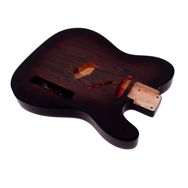 Ash Special Wood Veneer Electric Guitar Body Telecaster SS Black solid color