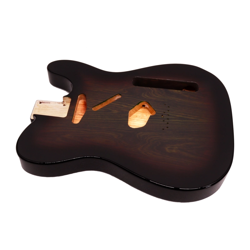 Special Wood Veneer Electric Guitar Body Telecaster SS Ash Wood Brown