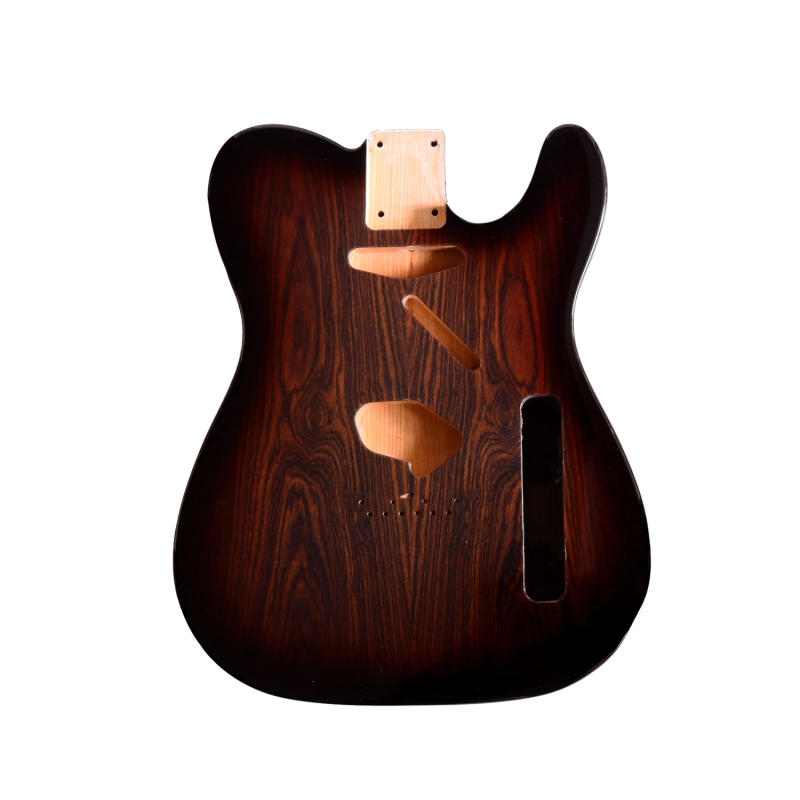 Special Wood Veneer Electric Guitar Body Telecaster SS Ash Wood Sunburst