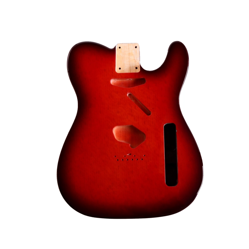 Special Wood Veneer Electric Guitar Body Telecaster SS Ash Wood Red