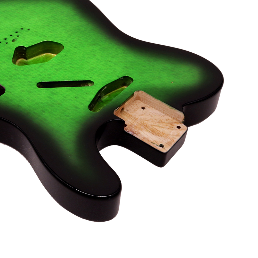 Special Wood Veneer Electric Guitar Body Telecaster SS Ash Wood Green