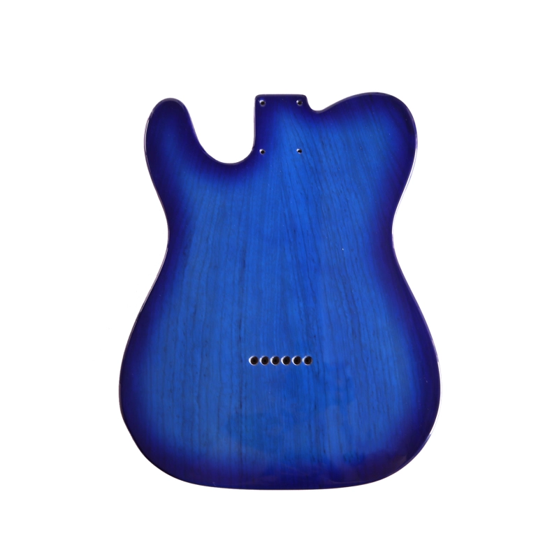 Special Wood Veneer Electric Guitar Body Telecaster SS Ash Wood Blue