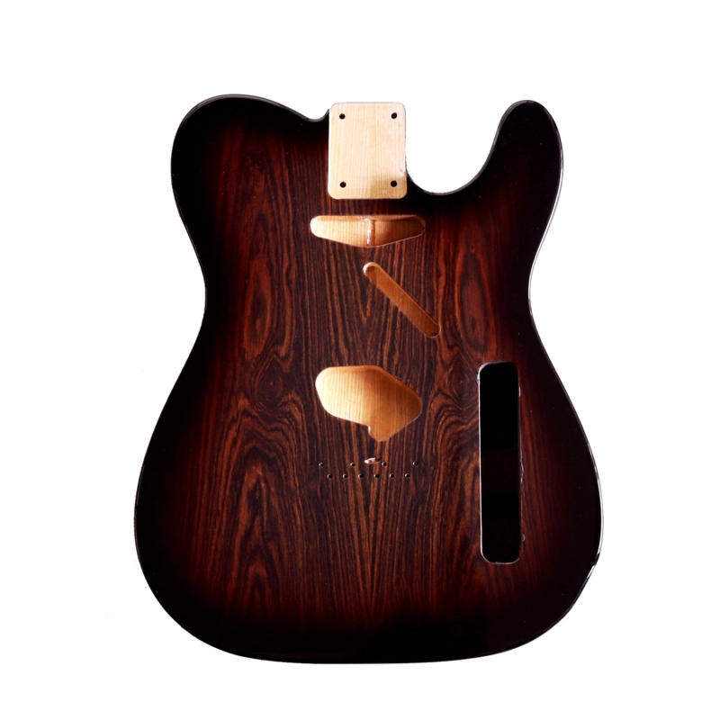 Special Wood Veneer Electric Guitar Body Telecaster SS Ash Wood Sunburst
